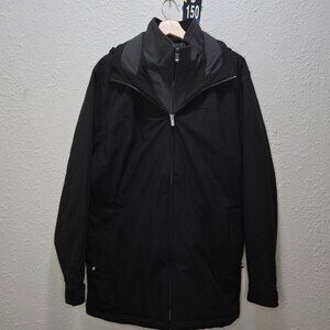 Weatherproof Men's Heavy-Duty Jacket, Black, Insulated, Sz L, EUC